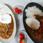 カレーライス&目玉焼き