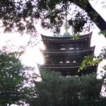 そびえる五重塔