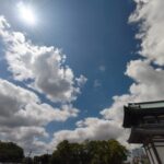 見上げる青空