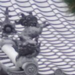 鬼瓦みたいな獅子