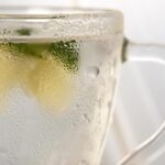冷えたフルーツ水