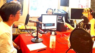 ラジオ出演記念写真
