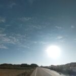 知多半島の農地の中の道