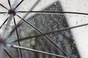 傘の下